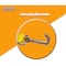 Tie 4 Safe 2" x 10' Lasso Strap w/ Mini J Hook for Towing Wrecker Trailer Tie Down, 2PK TWS65-5210-J-Y-2 - alternate 4